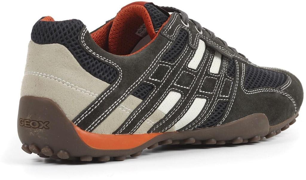 Geox U Snake K Sneakers (U4207K) Dark Grey/off White