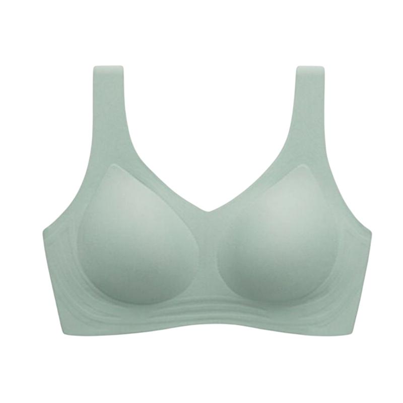 Женское нижнее белье без следов, женская маленькая грудь, латексный желейный бюстгальтер, спортивный бюстгальтер с фиксированной чашкой