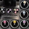 6Pcs Flower Car Vent Clip Small Daisy Air Conditioning Outlet Perfume Clip Decoration Air Freshener Car Accessories for Women