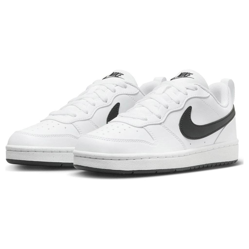 Nike Детские кроссовки Court Borough Low Recraft GS Бело-черные DV5456-104