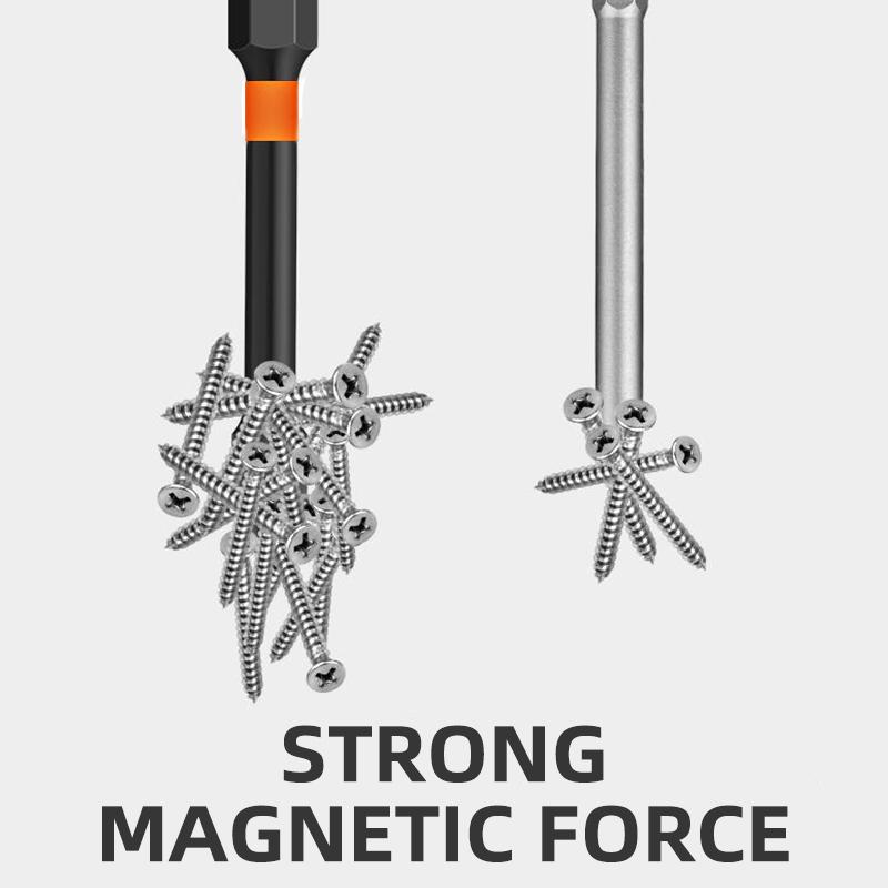 PH2 Ударная сильная магнитная отвертка с крестообразной головкой высокой твердости, крестовая отвертка, бит, электрическая отвертка, набор шестигранников