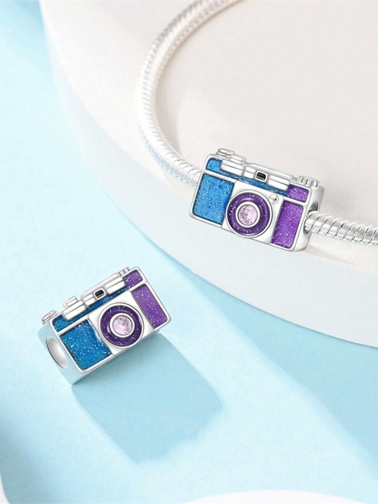 Шармы Плата Будильник Бусины-пончики Шарм Покрытый медью Подходит для шармов Медьоригинал Браслет Для изготовления украшений Сделай сам Шарм