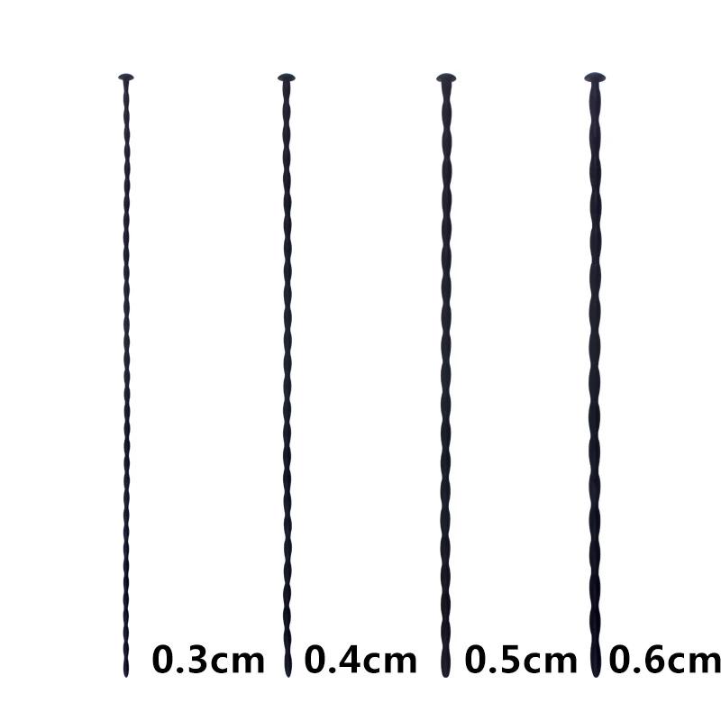 Силиконовый уретральный катетер-дилататор Стимуляция лошадиного глаза Зондирование Уретральная пробка Вставка Уретральный катетер Игрушки для взрослых для мужчин Геев
