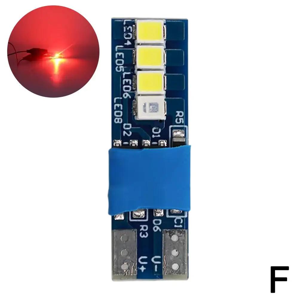 1 шт. W5W T10 8smd 2835 Автоматическая клиновидная лампа для чтения номерного знака в салоне автомобиля Лампочка для парковки с синим светом N C0Q5
