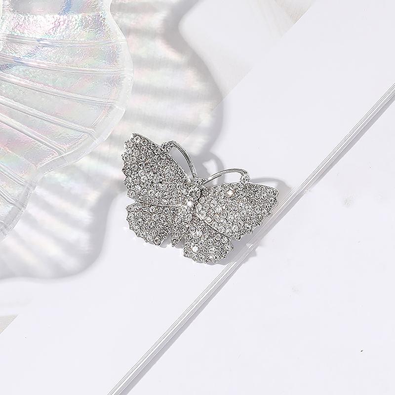 Легкая роскошная милая брошь-бабочка для женщин, модное пальто, платье, корсаж, свадебная вечеринка, ювелирные украшения, аксессуары для декора
