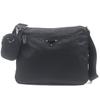 Shoulder Bag Black Nylon Mens 1BC421 Used