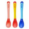 Feeding Tools Feeding Infant Soft Temperature Sensing Spoon Fork Toddler Flatware Silicone Spoon