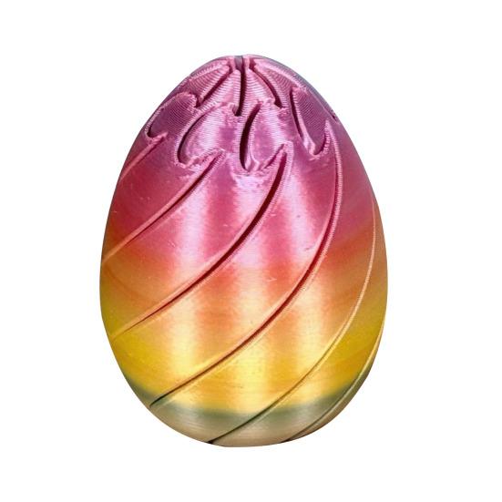 Яйцо-игрушка для снятия стресса, Easter Egg Toy, 3D-печатное спиральное яйцо, фиджет-игрушка, вращающееся яйцо-головоломка, игрушка для офисного стола, наполнители для пасхальной корзины, сувениры для вечеринки