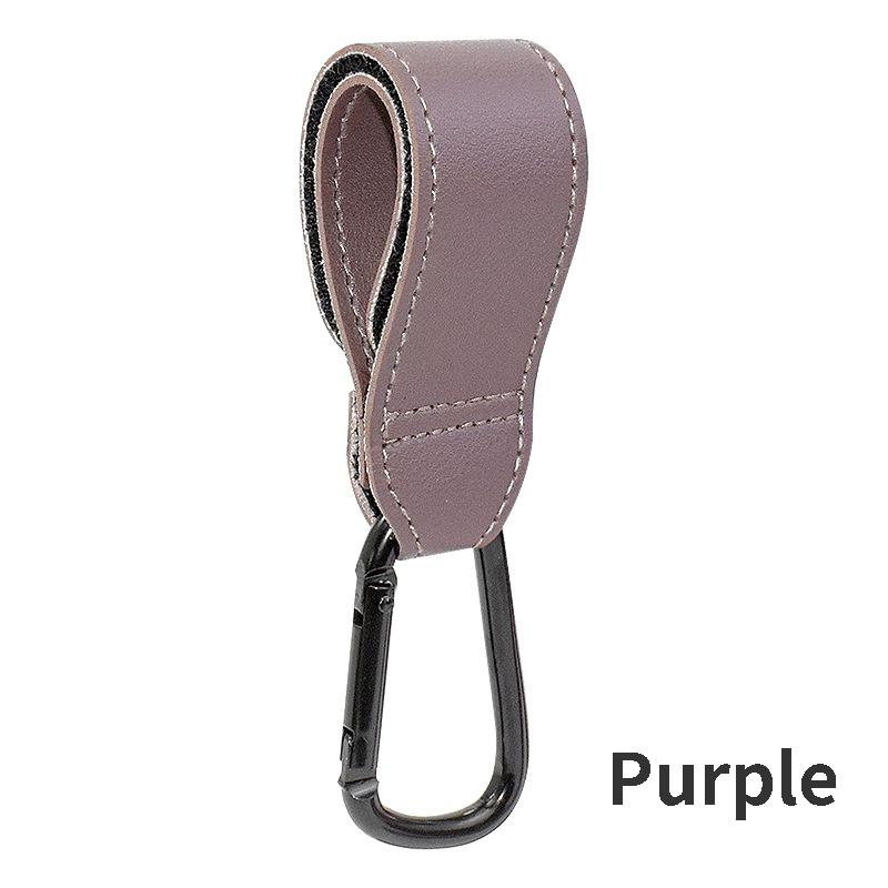 Крючок для коляски из ПУ кожи с вращающимся дизайном для детских колясок