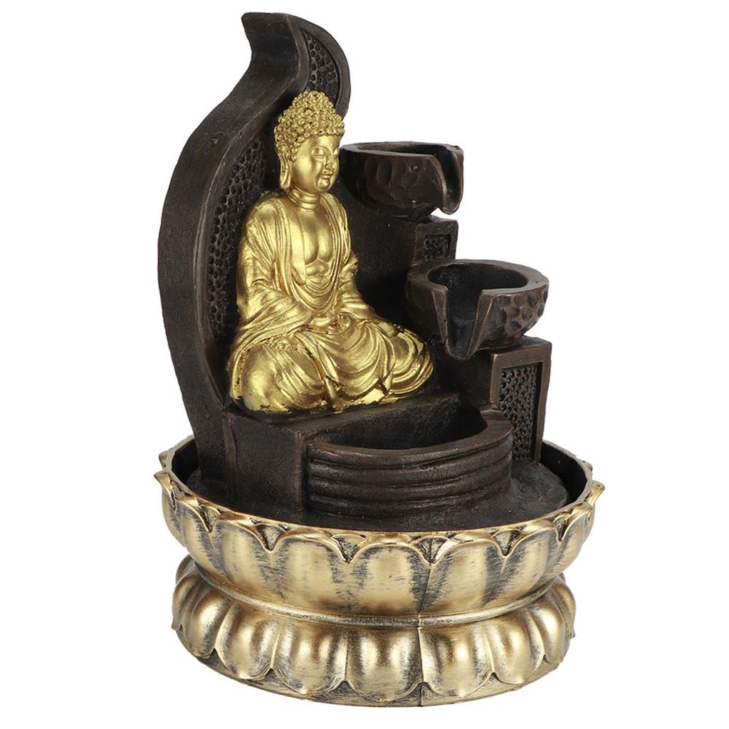 Настольный светодиодный фонтан с водяным насосом для украшения домашней чайной комнаты, тип 16109