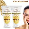 Rice Water Bright Face Wash for Glowing Skin, Cleanser for Uneven Skin Tone, Glowing & Brightened Skin, 200ML