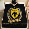 AEK Athens F.C  FlAannel Blanket, High quality Comfortable for All Seasons, Home Decor, Warmth and Comfort