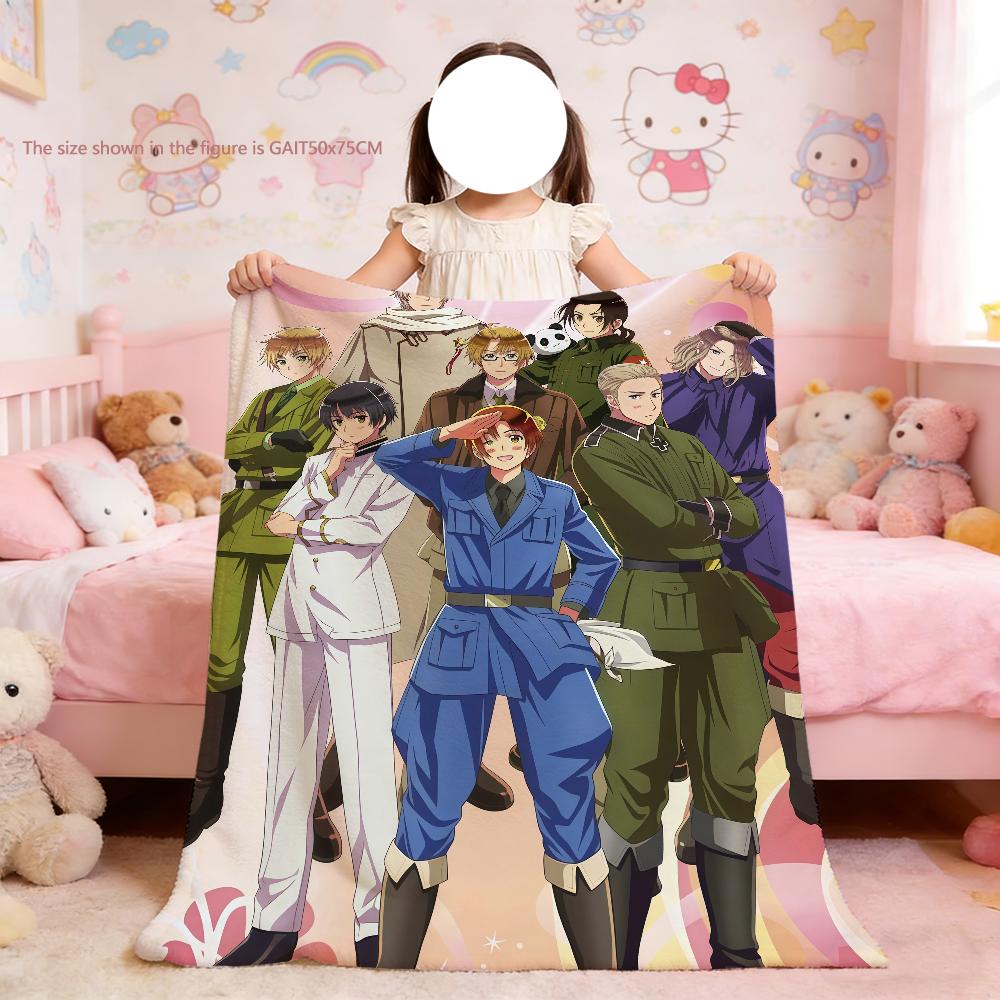 Плед Для Hetalia Мягкий Плед для Пикника Мира Кровать Диван Дом Группа Спальня Уютный Теплый Звезды Комфортный