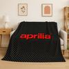 Racing Car A-Aprilia Logo Moto Flannel Blanket Soft Warm Throw Blanket for Bedroom Living Room Bed Travel Camping Picnic Gift