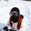 Маска для лица для езды на мотоцикле Теплая дышащая Защита от холодной погоды Шарф Мужская Женская Зимний согревающий для лица Для рыбалки Велосипеда