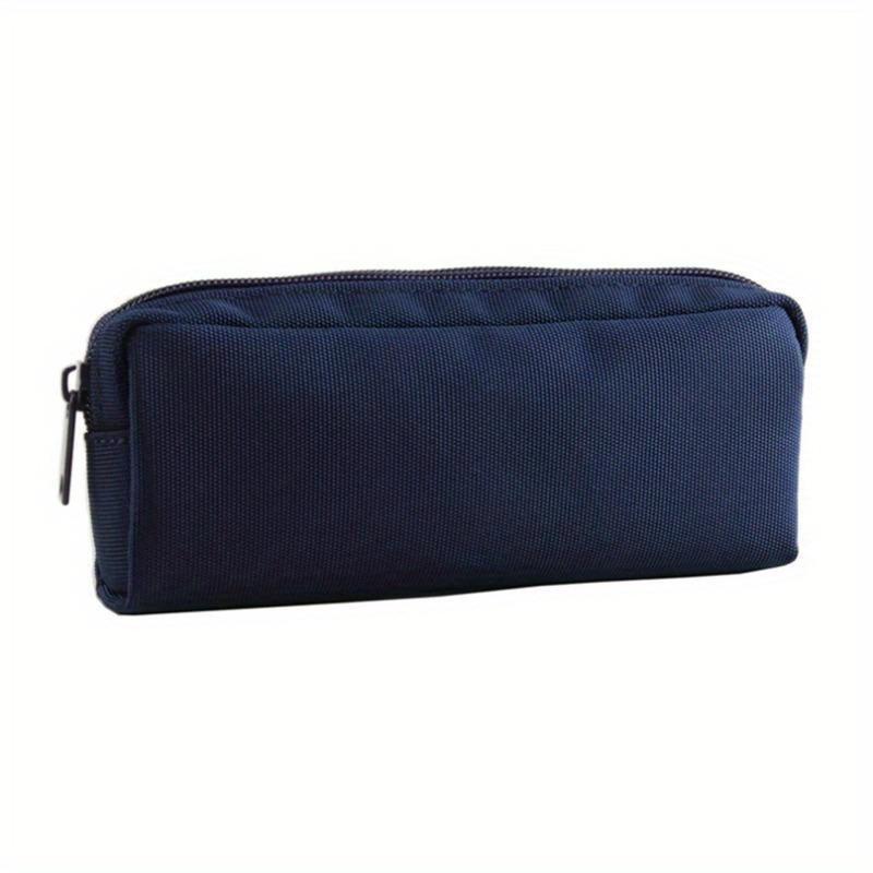 Пенал черный канцелярский чехол для карандашей Trousse Pencil Pouch Supplies Solid Color Pencilcase
