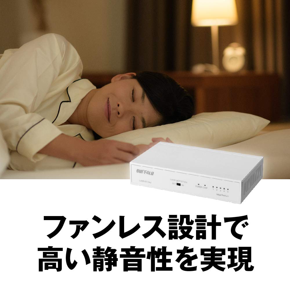 Buffalo Giga совместимый металлический корпус блок питания 5 портов белый коммутационный концентратор магнит поддерживает настенное крепление встроенный LSW6-GT-5NS/WH