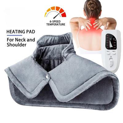 Электрогрелка для плеч и шеи, согревающее одеяло, обезболивающий бандаж с регулятором температуры