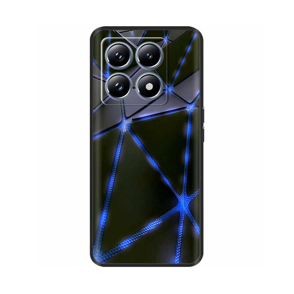 Силиконовый чехол для телефона для Xiaomi Mi 14T Pro / 14T 5G, роскошный окрашенный защитный корпус, задняя крышка для Mi14T, мягкий черный бампер