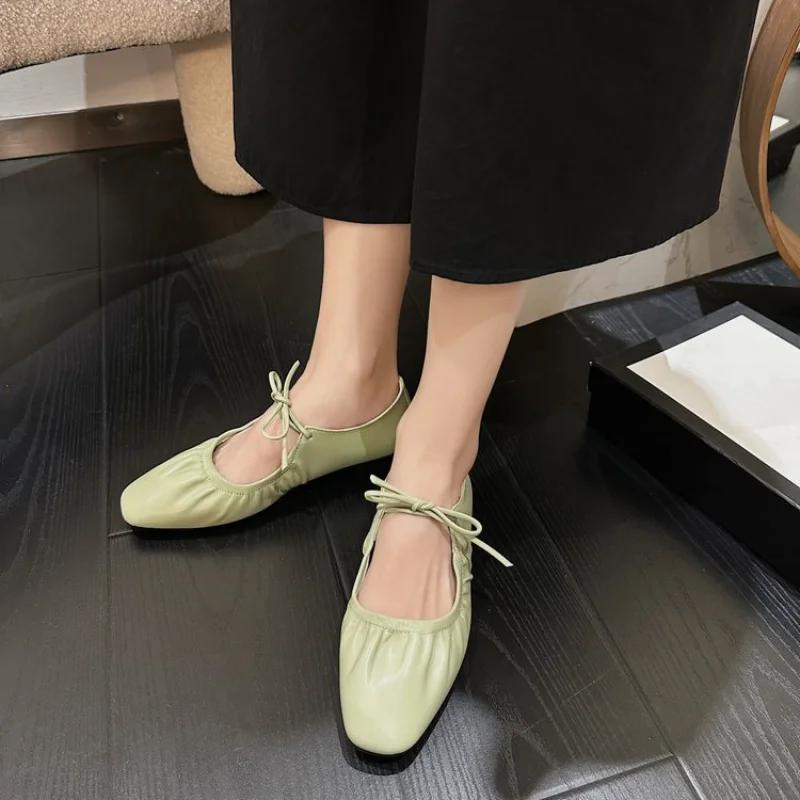 Модные женские плоские мягкие лоферы на шнуровке, женские весенние новые модные серебристые туфли Мэри Джейн, женские повседневные туфли для платья, уличные балетки