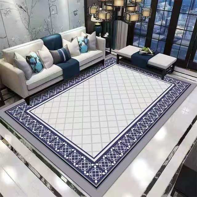 New Chinese -Style Living Room Large Area Non -Slip Carpet Printing Office Coffee Table Floor Mat Home Bedroom Study Floor Mat