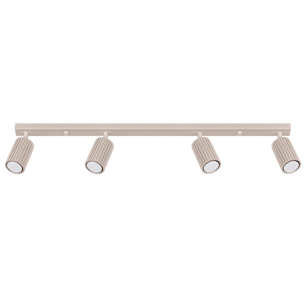 Carbon ceiling lamp 4L taupe