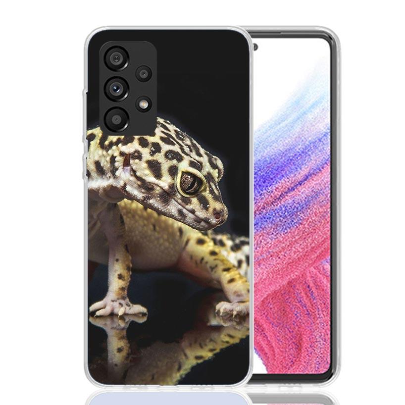 Lizards Geckos Phone Case For Samsung Galaxy A13 A14 A15 A16 A17 A53 A54 A55 A56 A33 A34 A35 A36 A23 A24 A25 A26 A05S A04S Galax