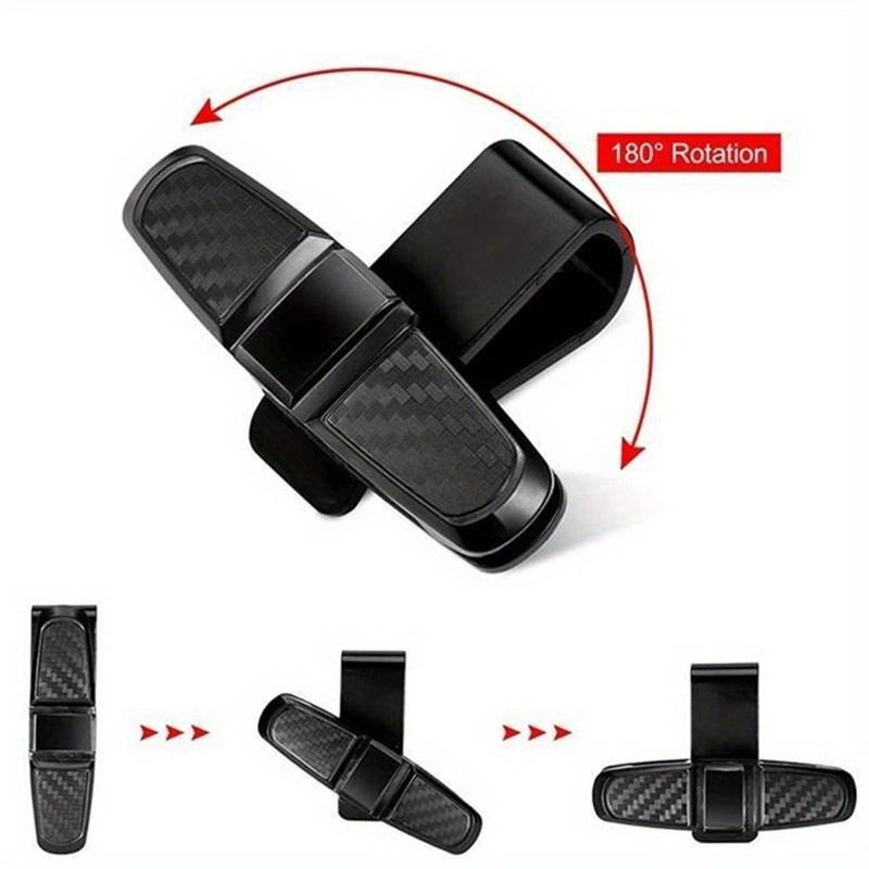 2Pcs Car Glasses Clip, Portable Ticket Clip, Card Clip, Car Visor, Sun Frame, Sunglasses Clip.