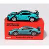 Майсто 1:64 Иконки Скорости Porsche 911 GT2 RS Металлическая Модель Автомобиля с Открывающимися Дверями, Серебристый