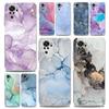 Мраморный чехол для телефона для Xiaomi Redmi Note 13 12 5G 9S 9 8 10 11 Pro Plus 4G 9T 13C 12C10C 9C 9A 7 прозрачный чехол