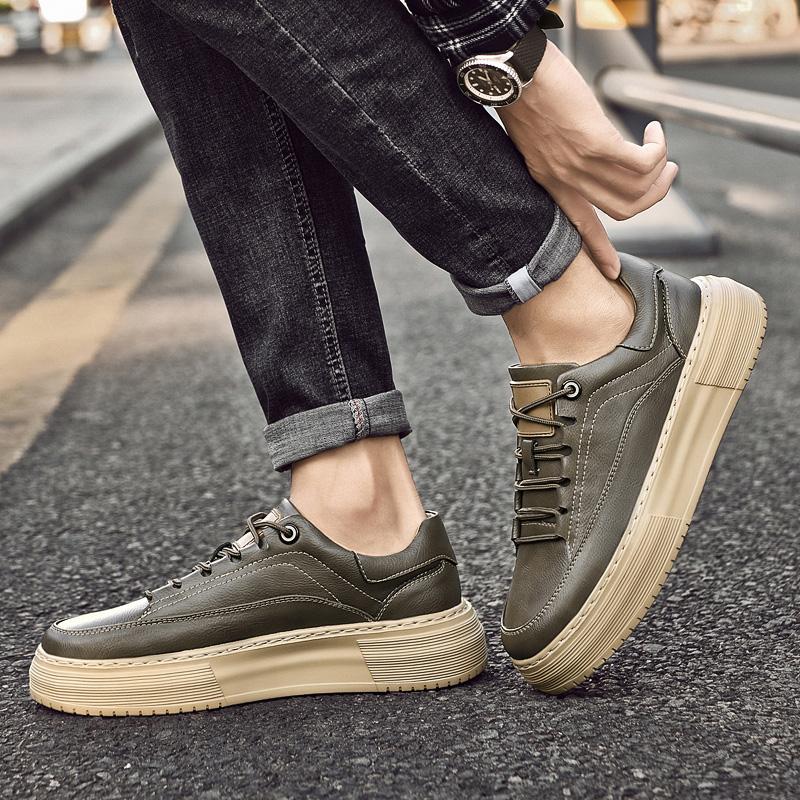 Мужская обувь для ходьбы из натуральной кожи с нескользящей подошвой, мужские слипоны ручной работы, мужские стильные кроссовки высокого качества, мужская повседневная обувь