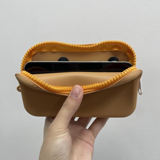 Силиконовый держатель для телефона, органайзер для хранения, застежка-молния, надежная защита, силиконовый чехол, сумка, вставка с подвесками, аксессуары для сумки Bogg