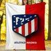 Atlético Madrid Logo Printed Throw Blanket—soft,warm;versatile Blanket for All Seasons—perfect As &air-conditioning Throw,nap Blanket