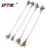 10pcs 20cm Anti-bite Steel Wire Leader Leashes For Fishing 50LB With Swivel Fishing Lure Accessories Pike Bass