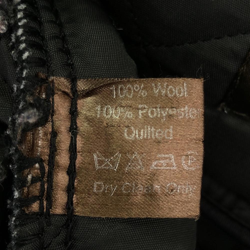 MACKINTOSH SCOTLAND Шерсть 100% Стеганое пальто 34 Темно-серый Женский Б/у