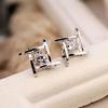 Fashion Women Earring Hollow Out Square Earrings Ear Studs Best Portal MIT