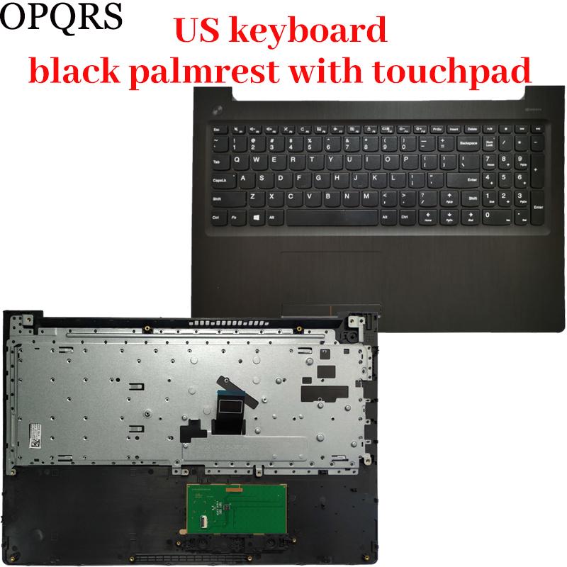 НОВИНКА для ноутбука Lenovo ideapad 510-15 510-15ISK 510-15IKB Крышка подставки для ладоней US клавиатура/НИЖНЯЯ ЧАСТЬ КОРПУСА