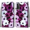 For iPhone 15 14 13 Pro Max Honor X6a X7a X8a Moto G30 G23 G24 G34 G55 G53 Card Slots Flowers Animals Flip Wallet PU Leather Kickstand Phone Case