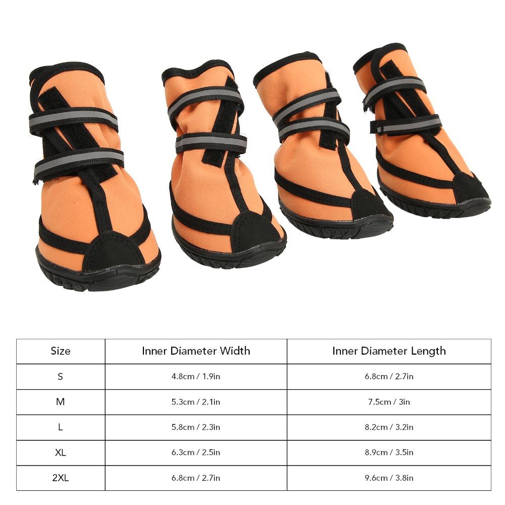 Soft Sole Dog Shoes Adjustable Strap Dog Anti-slip Paw Shoes Pet Rain Boots Paw Protection