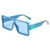 Fashion Oversized Square Sunglasses Men Lens Outdoor Tourism Sunscreen Sunshade Glasses Goggles Non-polarized