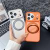 Магнитный чехол для телефона с вращающимся на 360° кронштейном для iPhone Air 17 16 15 14 13 12 Pro Max 11 Plus 17E 16E Для Magsafe Металлическая подставка Чехол