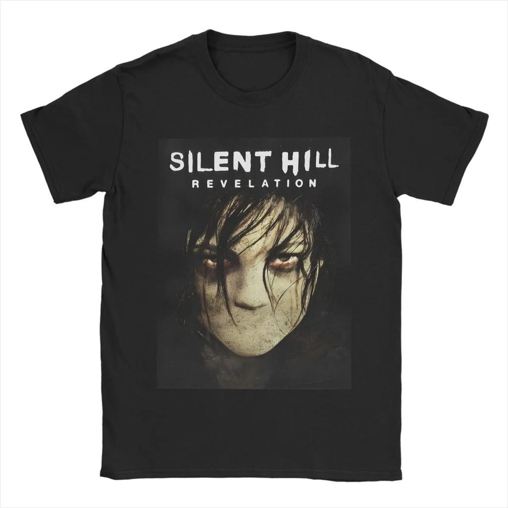 Хлопковая футболка с принтом игры Silent Hill, модная, ретро, в стиле темного триллера, персонализированная, унисекс