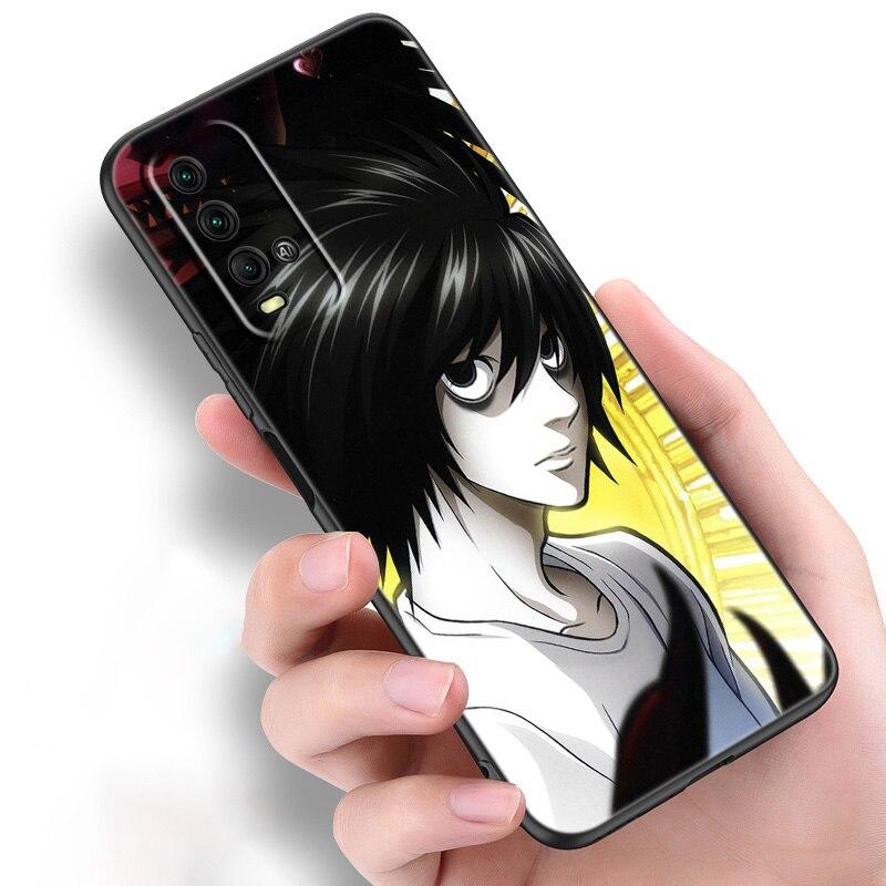 Силиконовый чехол для телефона с аниме Манга Death Note Ryuk для Xiaomi Redmi Note 11 10 9 8 Pro 11T 10T 10S 9S 8T 9 9A 9C 9T, черный чехол