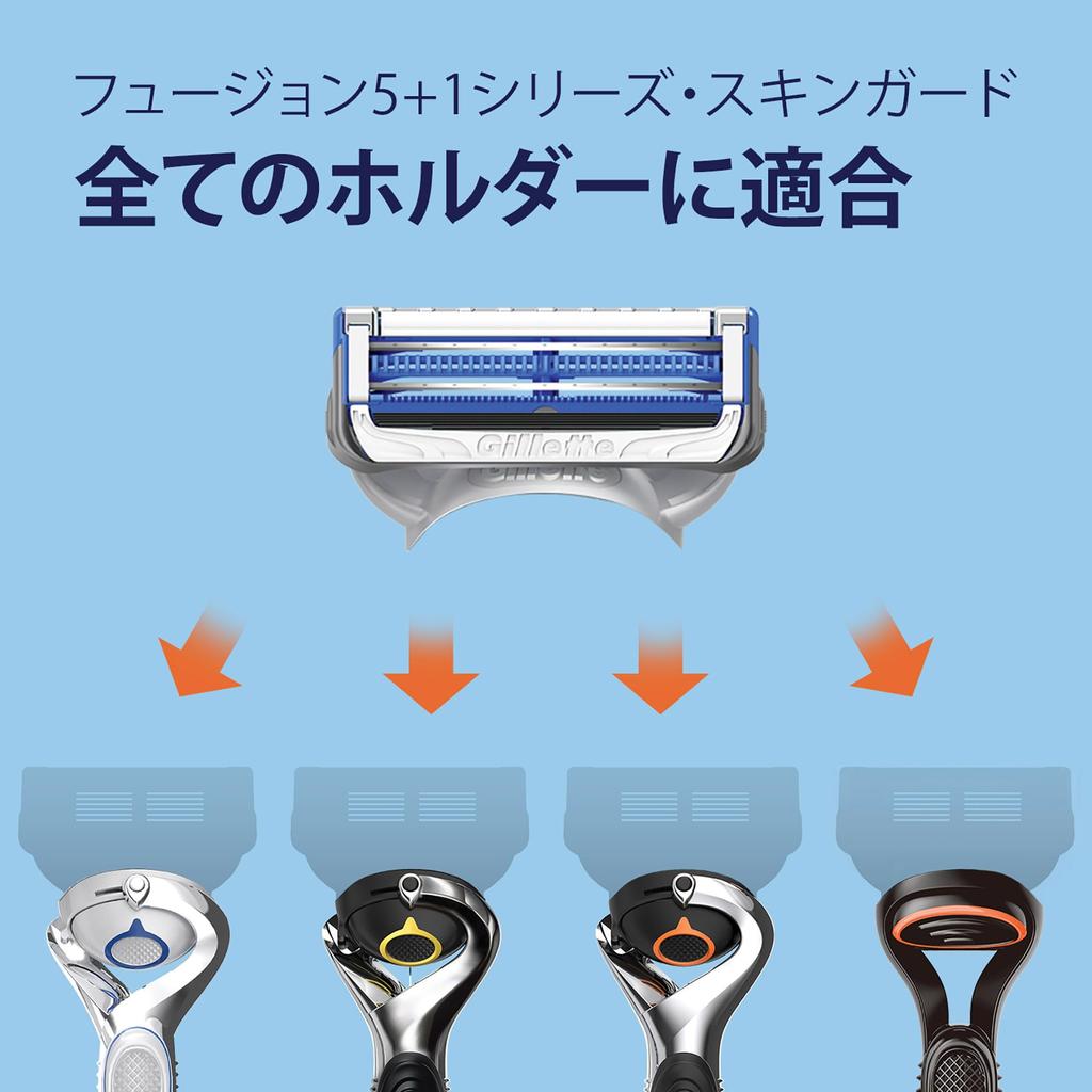 Gillette Razor Razor Close Shave Main Unit Replacement Blades 16 Pieces Skin Guard