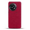 Текстурный тканевый чехол для смартфона для OnePlus 11R 5G/Ace 2 5G, однотонный жесткий чехол из ПК+ткани, устойчивый к царапинам