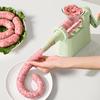 Ручная машина для набивки колбас Мясорубка Наполнитель С 4 насадками для домашнего производства
