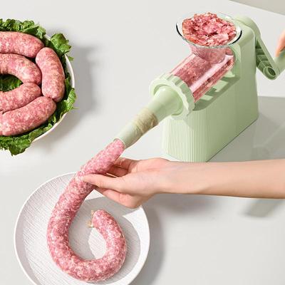 Ручная машина для набивки колбас Мясорубка Наполнитель С 4 насадками для домашнего производства