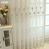 1 шт. LOZUJOJU Элегантная европейская вышитая трехмерная прозрачная штора высотой 260 см, тюль для гостиной, спальни, украшения окон, домашнего декора