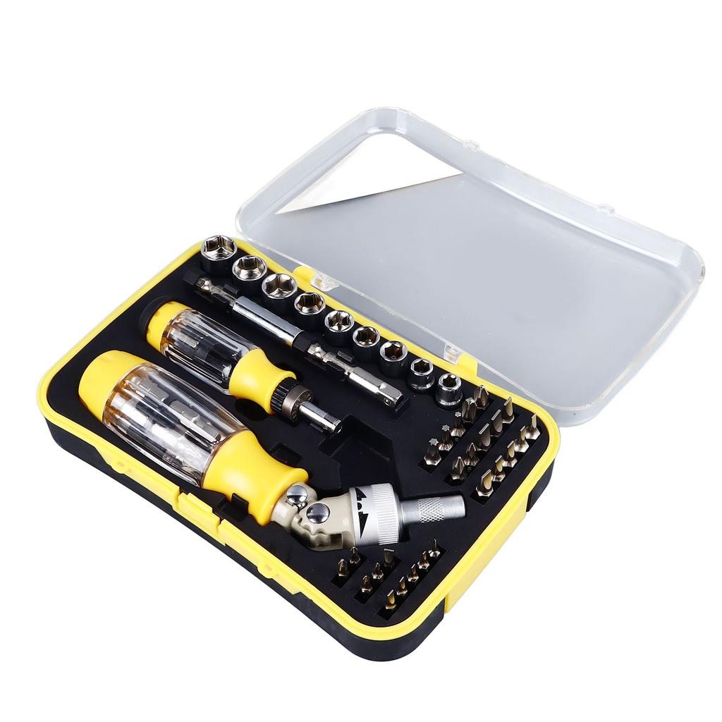 Набор отверток с храповым механизмом 56 в 1 Многофункциональные биты для отверток из углеродистой стали и резины