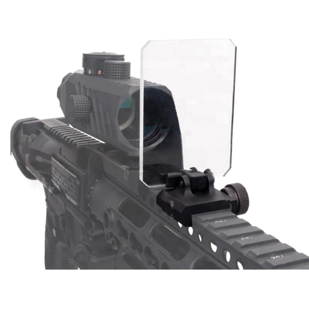 Screen Protector for 20mm Rail Mounted Sight Protector High Impact Shield Protector Square Foldable Lens Cover Shields